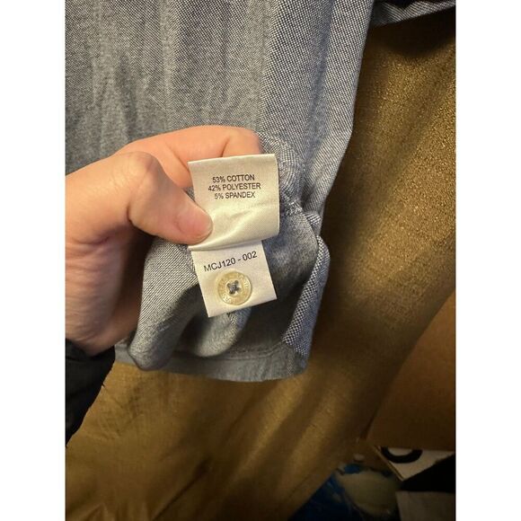 Mens Master Classics Heathered Blue Golf Polo Size XXL - Picture 4 of 7